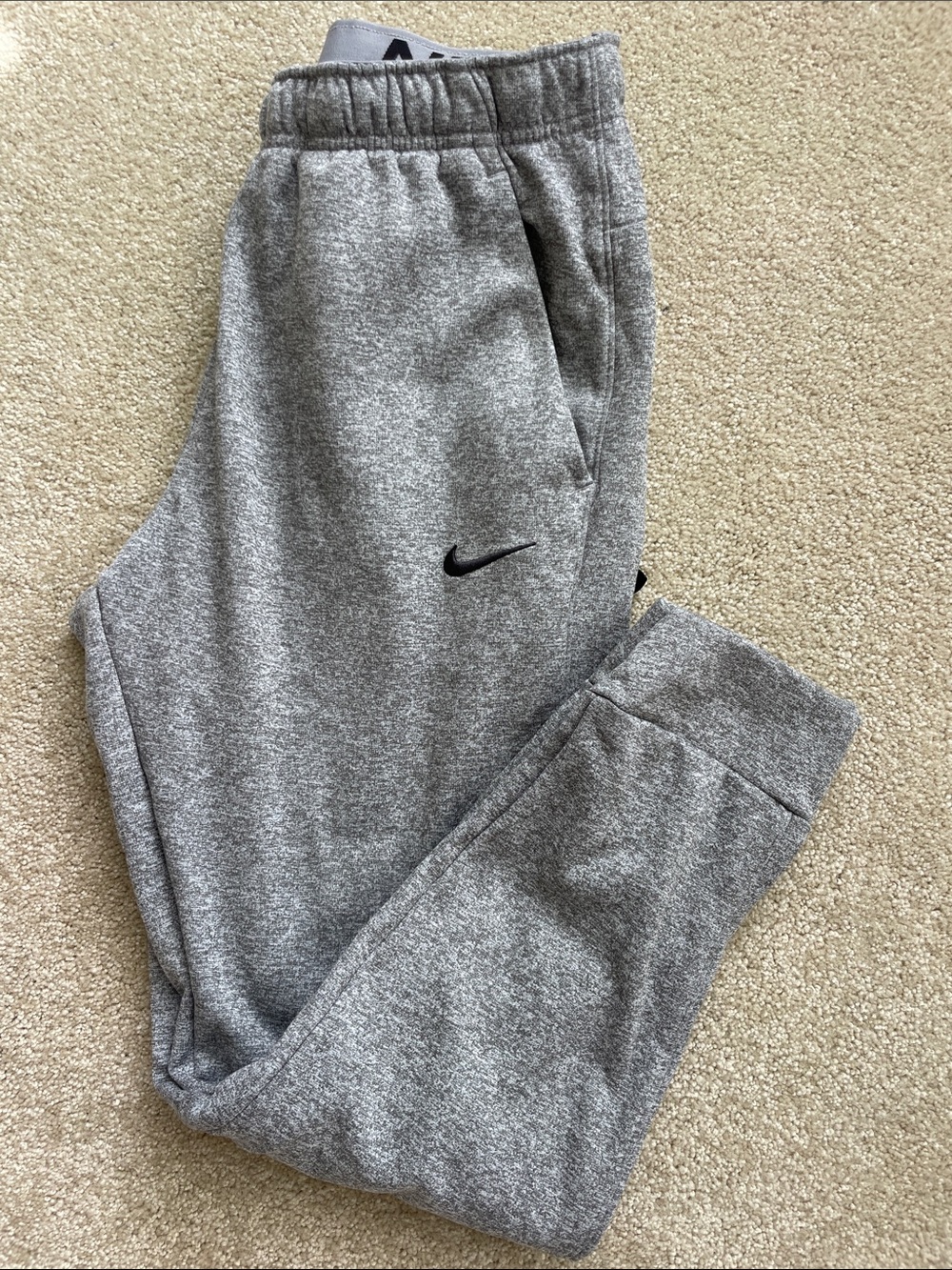 Nike men’s  Grey Heather Fleece Joggers